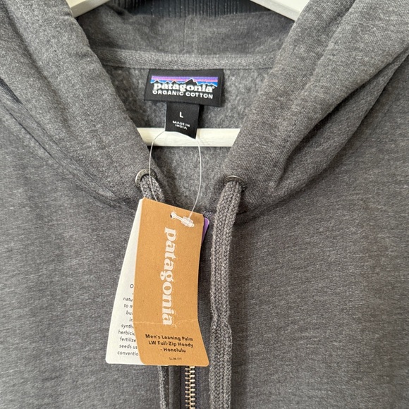 Patagonia Honolulu Men's Charcoal Zip-Up Hoodie - Picture 3 of 10